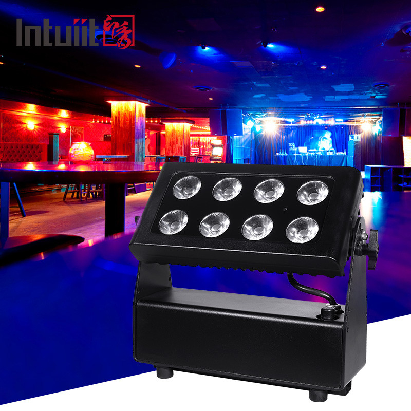 4in1 RGBW Dj 結婚式 バッテリー電源 LEDアップライト WIFI 無線 Dmx ディスコ 結婚式ステージライト