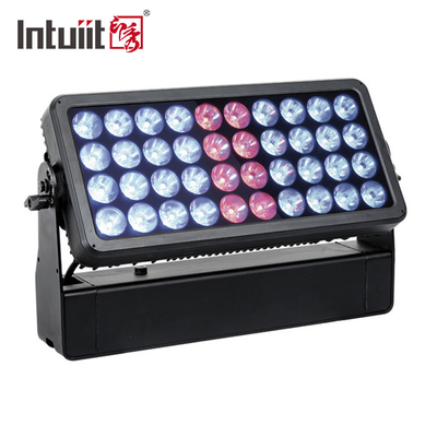 40x10w IP65 屋外 LED の景色の洪水は建物の装飾 DMX 都市色 LED の洗浄ライトをつけます