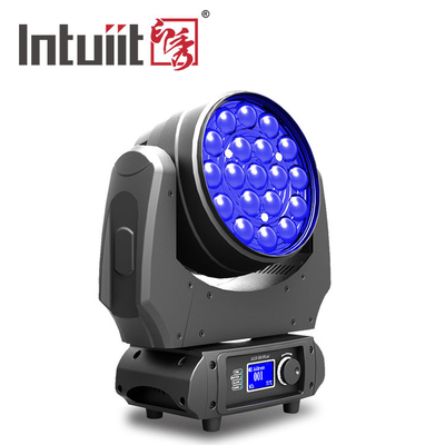 DMX512は移動ヘッド ライト1つのビーム洗浄移動頭部に付き広角19*10W RGBW 4つの急上昇する