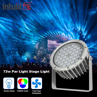 玄関風景 DMX512 RGBW 制御 防水 IP65 屋外 72W LED 洪水灯