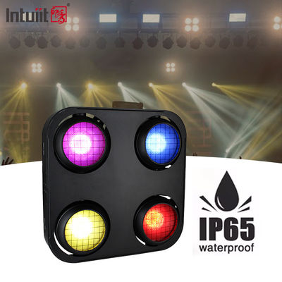 4x90w DMX512 制御式 RGB LEDステージ照明 アルミボディ IP65 の防水ブラインドライト