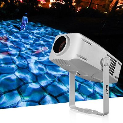 100W アウトドア 防水 LED プロジェクター 水波 青 ダイナミック 波紋 ステージ エフェクト ゴボ 投影灯