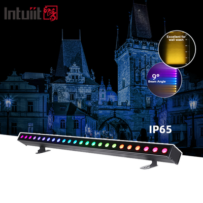 24x2W IP65 防水電池 LED ウォールウォッシャーライト RGBW 4in1 ウォールウォーシャーライト 屋外
