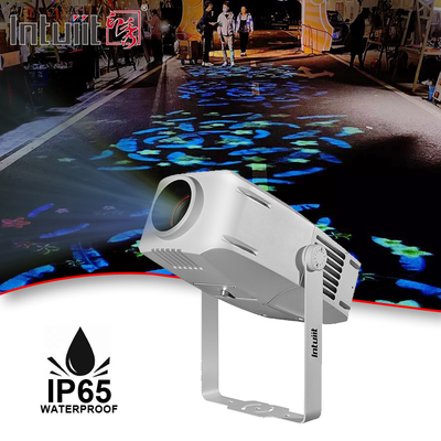 400W RGBW LED カスタムロゴ ゴーボプロジェクターライト IP65 防水 回転式 LED ロゴプロジェクターライト 屋外用