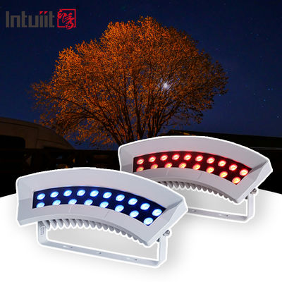プロ RGBW LEDビルディング ツリー 洪水照明 防水 IP65 DMX512 LEDフロードライト 屋外ファサード照明 36W