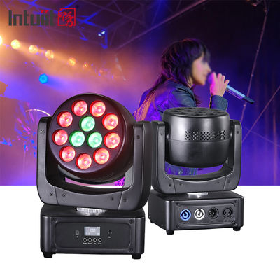 12*8W ムービングヘッド LED DJ ライト RGBW ウォッシュビーム DMX512 サウンドアクティベート ステージ照明 ウェディング ディスコ パーティー用