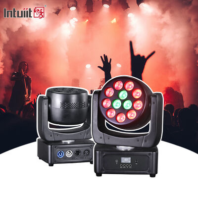 LED 12x8W ムービングヘッドライト RGBW DMX 512 サウンドアクティベート ステージライト