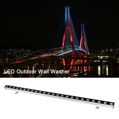 Wall Washer Light DMX512 RGB RGBW Colorful LED Outdoor Indoor 6W 12W 24W Linear Bar for Wedding Church Party Stage Lighting