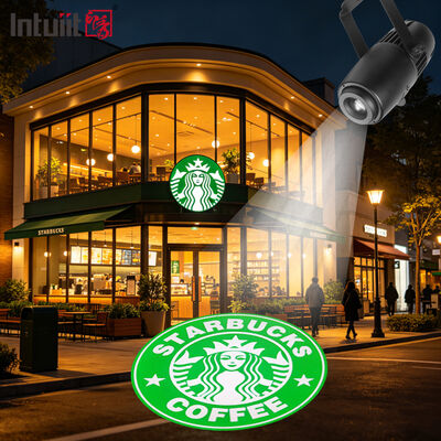 カスタムロゴプロジェクター ライト 屋外防水ゴボプロジェクター 60W LED広告ライト ビジネスブランド