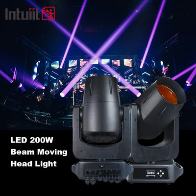LED 200Wステージライトビーム 9回転ゴボ 12色 DMX512 結婚式パーティーショーのための照明