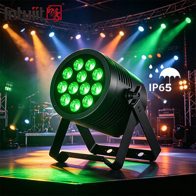 屋外 IP65 防水 12x20W RGBWA UV 6 in 1 LED パーライトプロフェッショナル DMX DJ 舞台照明ウォッシュアップライトディスコウェディングショー用