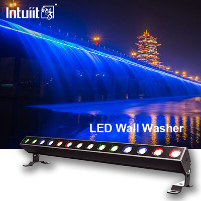140W RGBW 4in1 IP65 防水LED線形壁洗浄機 14x10W DMX512/RDM 都市カラービルライト