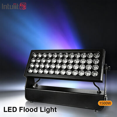 1500W ハイパワー RGBW 4in1 LED ステージフラッドライト DMX512 シアター TV スタジオ コンサート イベント ウォッシュ照明
