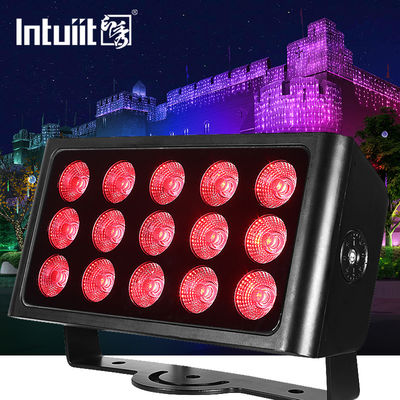 ライブ イベントのための 1 つの屋外の導かれた洗浄効果の段階の洪水ライト 15pcs 80watt Dmx に付き 4 色 Rgbw 4