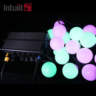 コントローラーはクリスマス ツリーの結婚式のために置かれた60のLEDの地球のひもライトを作動させた