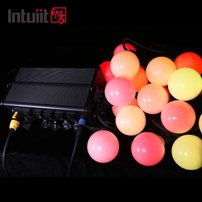 240V IP54拡張可能な装飾ランプを変える屋外の太陽ひもの軽音楽の同時性色