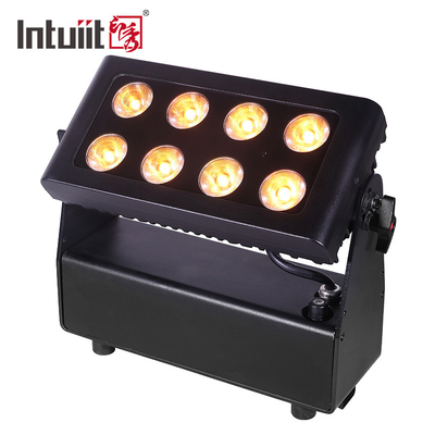 電池式の導かれた段階が1つの無線電信に付き72W Rgbw+UV 4つをつけるABSはUplightを導いた