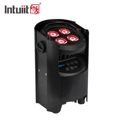 DMX IR Wifi 4x12wの無線電池式の標準のUplightの点DjのディスコLEDの段階ライト