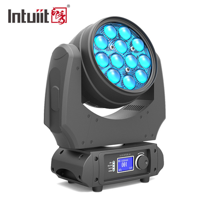 プロ 室内 LED ズーム 洗濯機 移動 頭 12x10w Rgbw 4in1 LED 移動 洗濯 ステージ DJ バー ライト